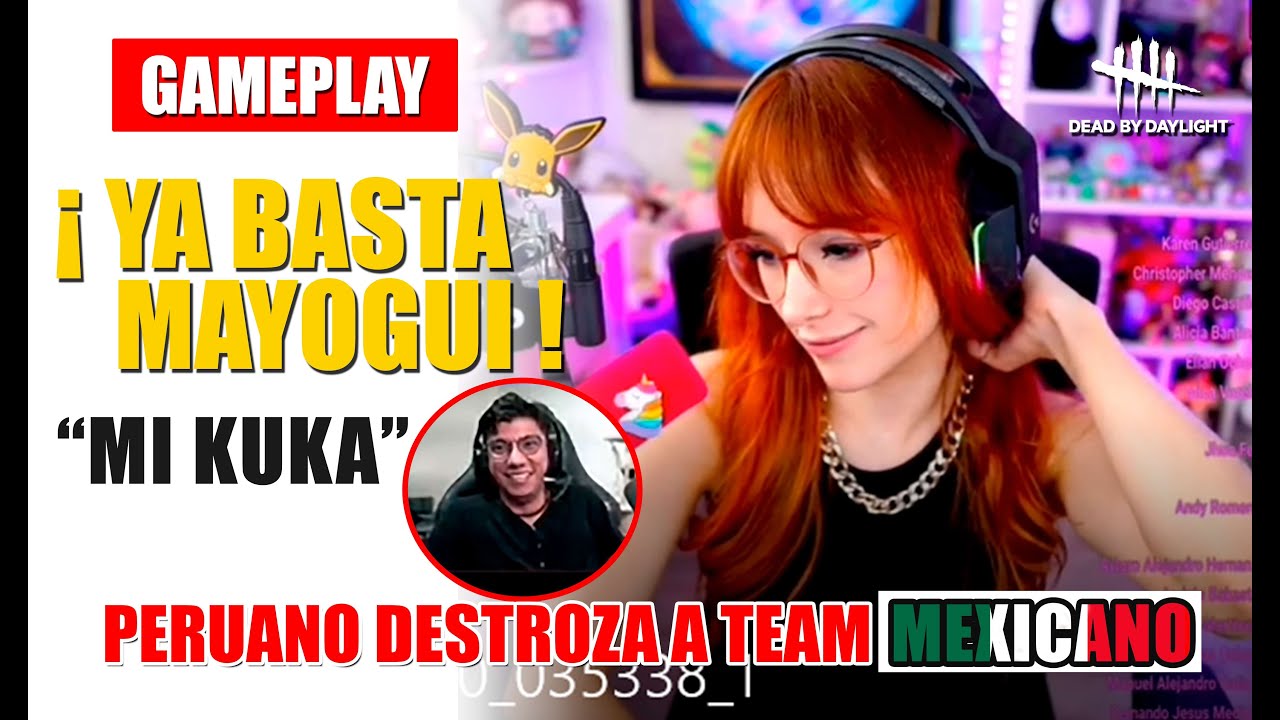 MAYOGUI DESTROZA A TEAM MEXICANO, MEJOR KILLER, PERU VS. MEXICO MUNDIAL DE DBD PATTY MEZA REACCIONA