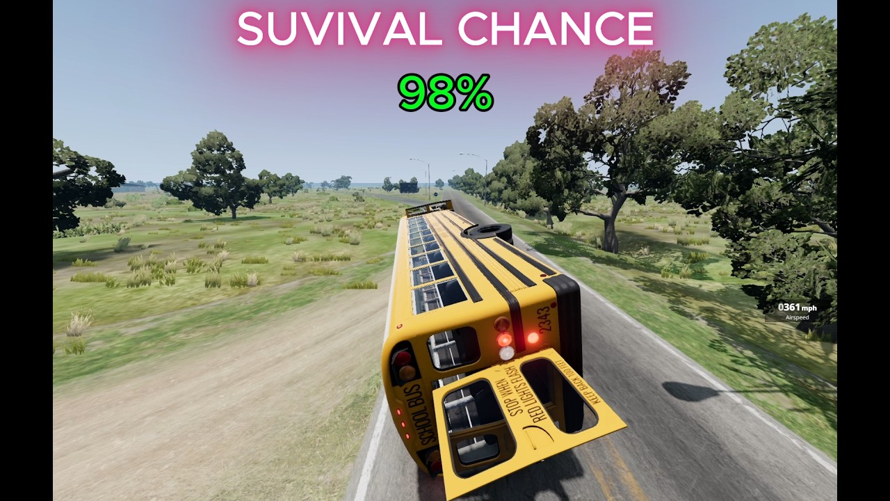 BeamNG.drive: Extreme Speed Experiment at 600 MPH