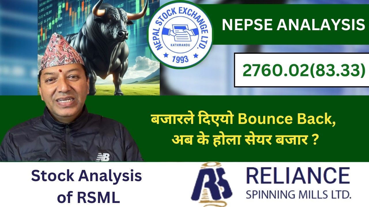 NEPSE Technical Analysis/NEPSE Daily Update/NEPSE Chart Analysis/RSML Analysis/Raju Paudel.