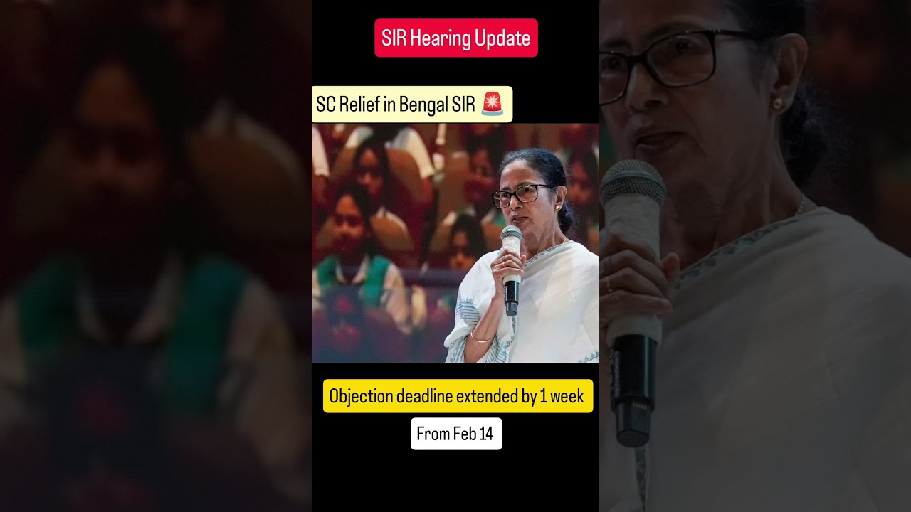 #SupremeCourt #SIR #WestBengal #BreakingNews #IndianPolitics #ElectionUpdate #VoterList #SCOrder#wb