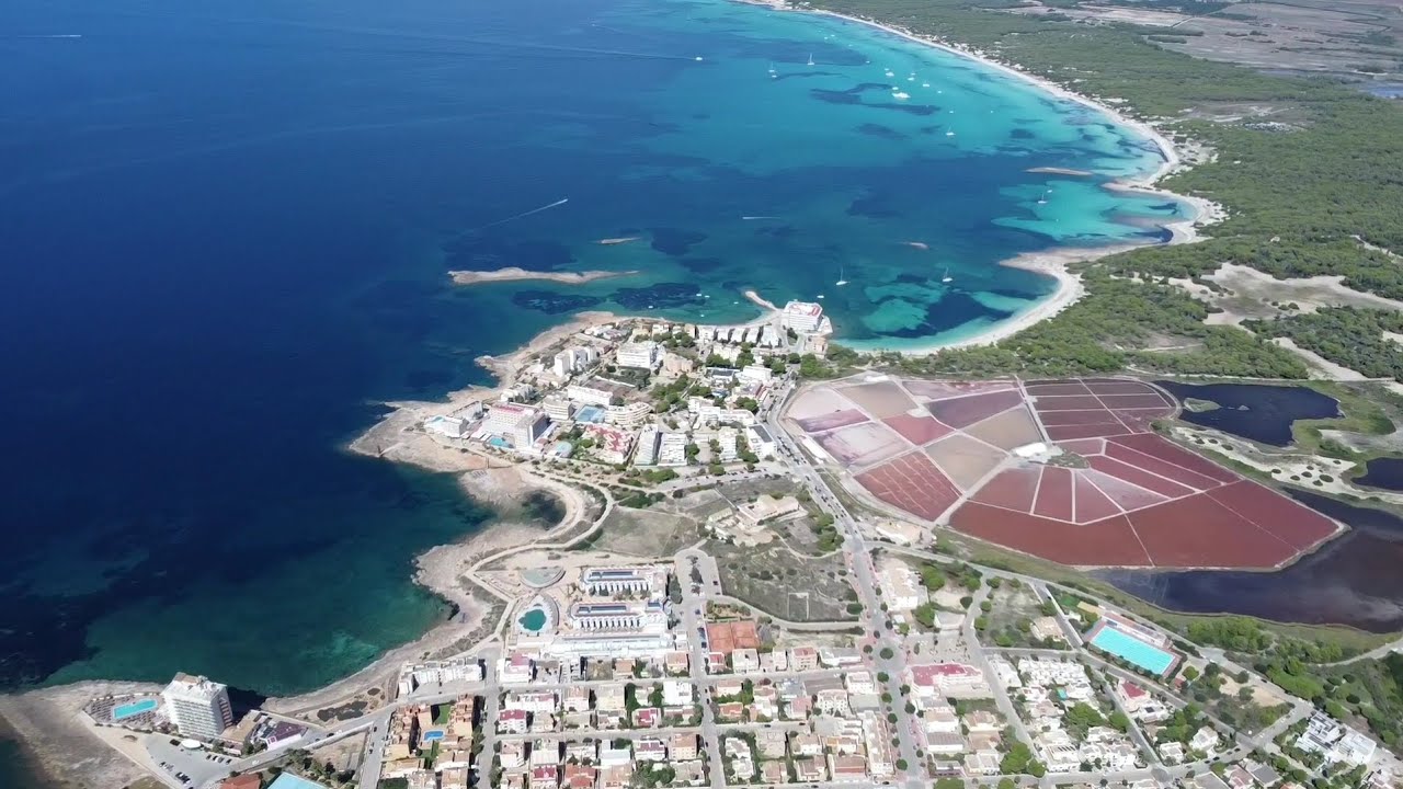 Colònia de Sant Jordi Mallorca Drone chillout 1080p