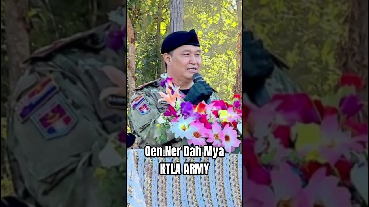 General. Ner Dah Bo Mya Speech of freedom for our country 