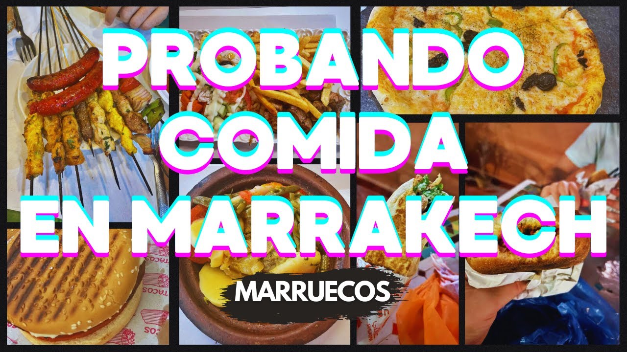 ¿Dónde COMER EN MARRAKECH? Probando comida callejera 😋🇲🇦 | Marruecos