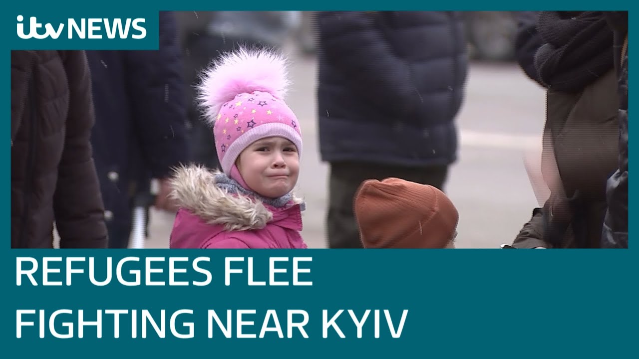 'It was hell:' Families split apart as refugees flee besieged Ukrainian city of Irpin | ITV News