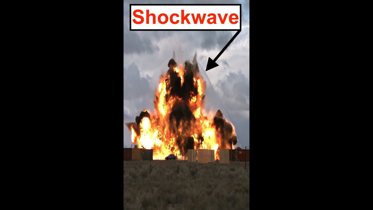 Crazy Tannerite Shockwave Hits Truck Hood 💣 | Giant Bomb | Sonic Boom | Guns  #explosion  #shooting
