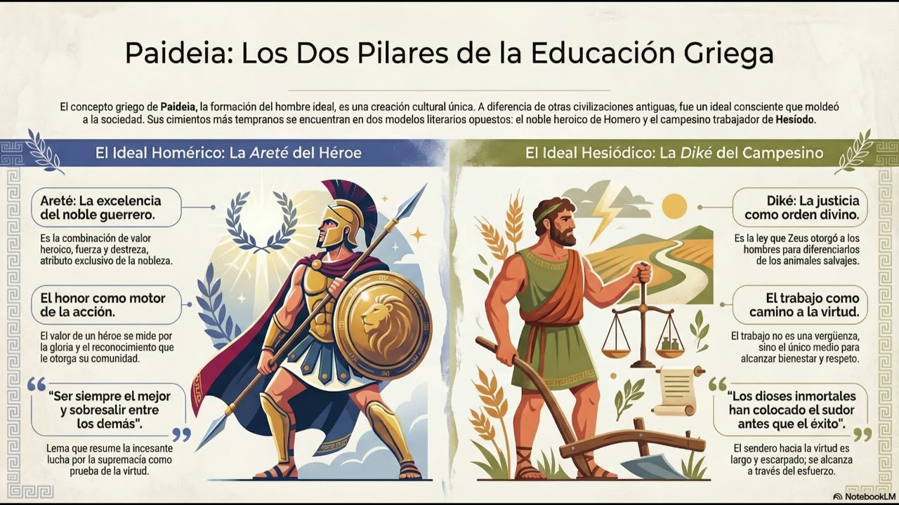 Paideia: Los dos pilares de la educación Griega