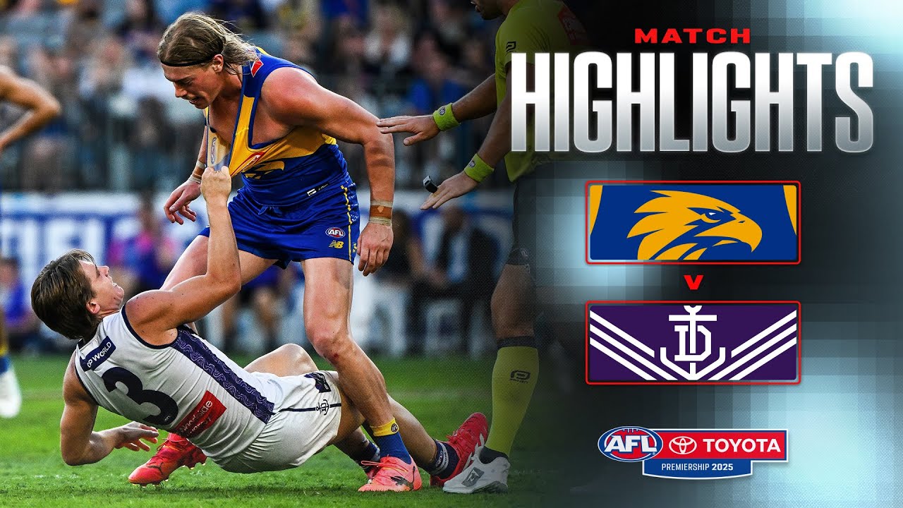 West Coast Eagles v Fremantle Highlights | Round 3 2025 | AFL