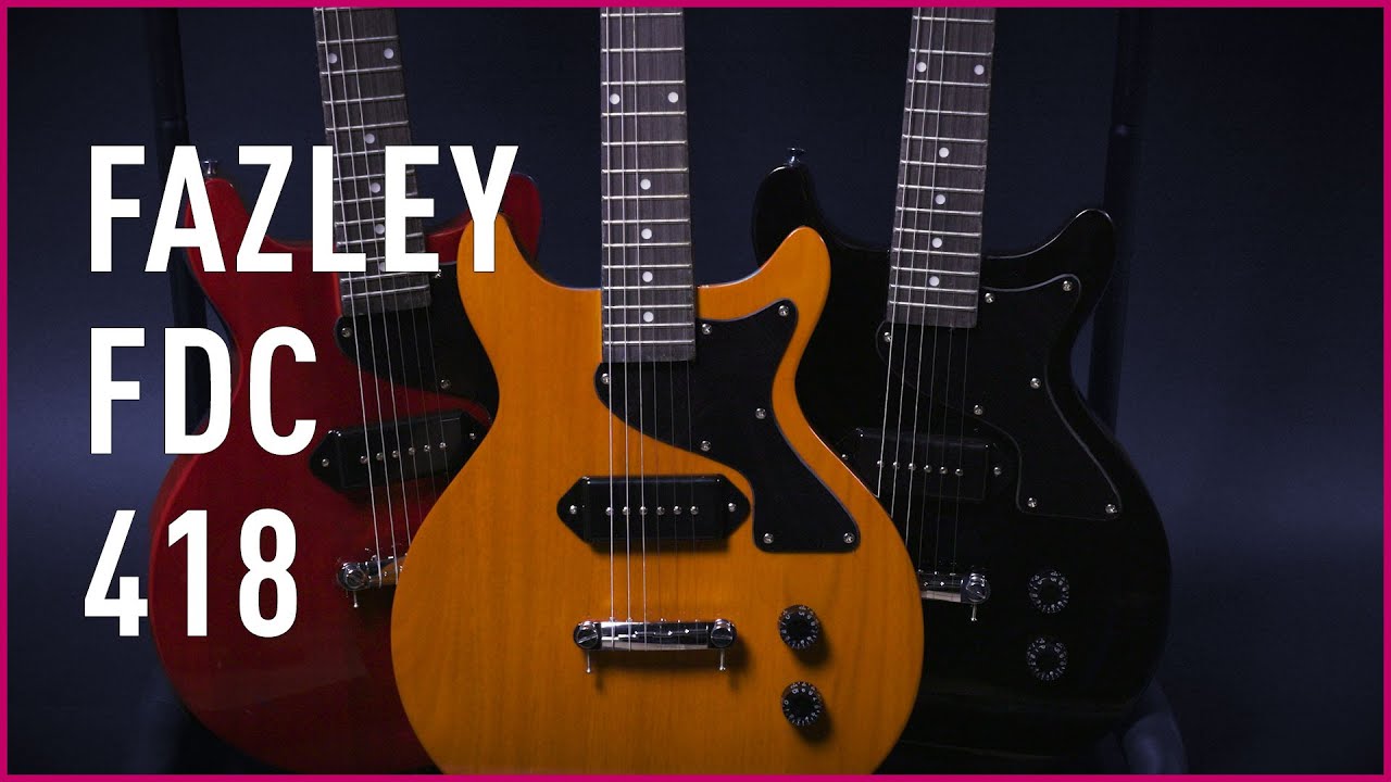 Fazley FDC418 Black/BB/TCRed guitare &eacute;lectrique Impression I Bax Music FR