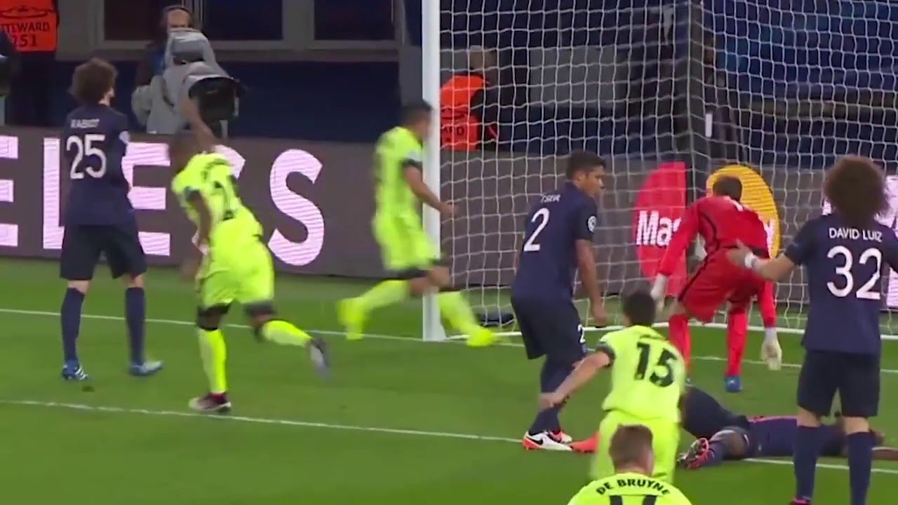PSG - Manchester City | 2-2  Champions League. Round 1/4. Video heads. Highlights. 06.04.2016