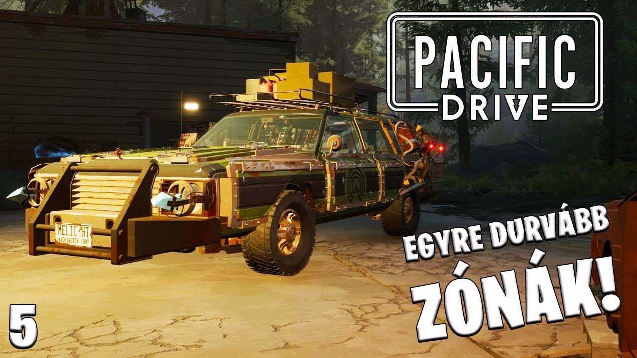 Pacific Drive LIVE #5 - Egyre durvább zónák! (Magyar felirat)