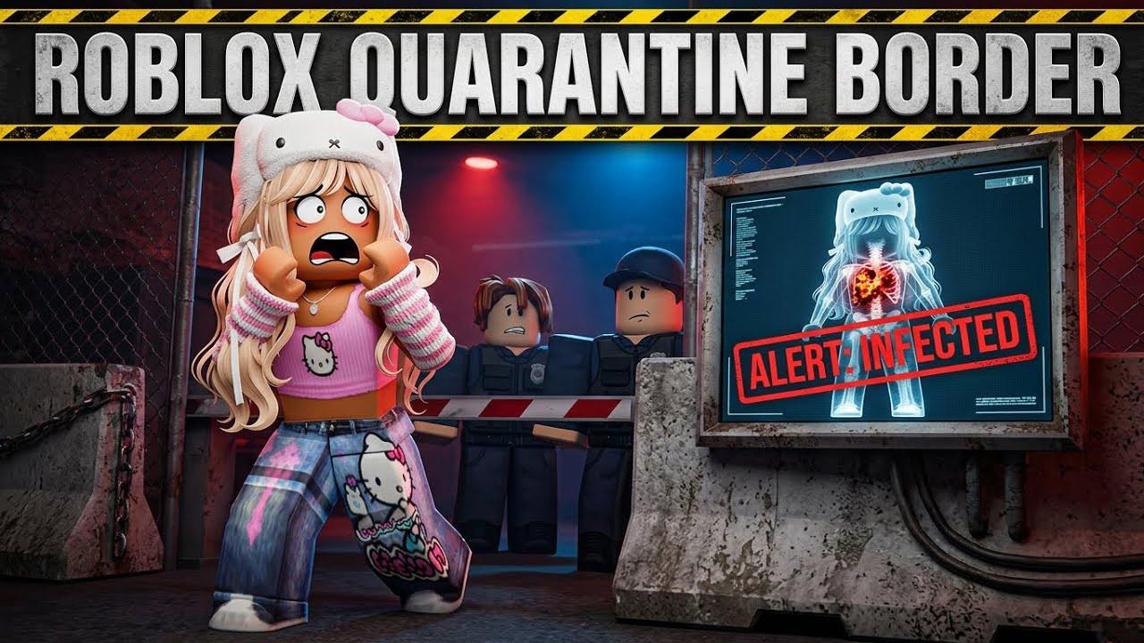 I Took a Job at the Quarantine Border… Worst Decision Ever 😨 (Roblox Horror) #Roblox #RobloxHorror 