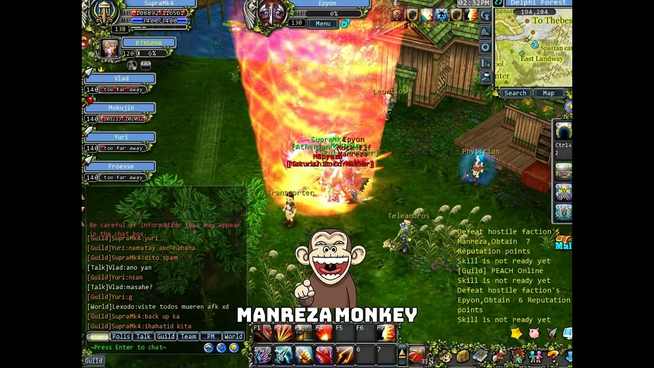 Godsarena Online Supra Vlad Nstalgic, Bullying Manreza monkey!!!!!