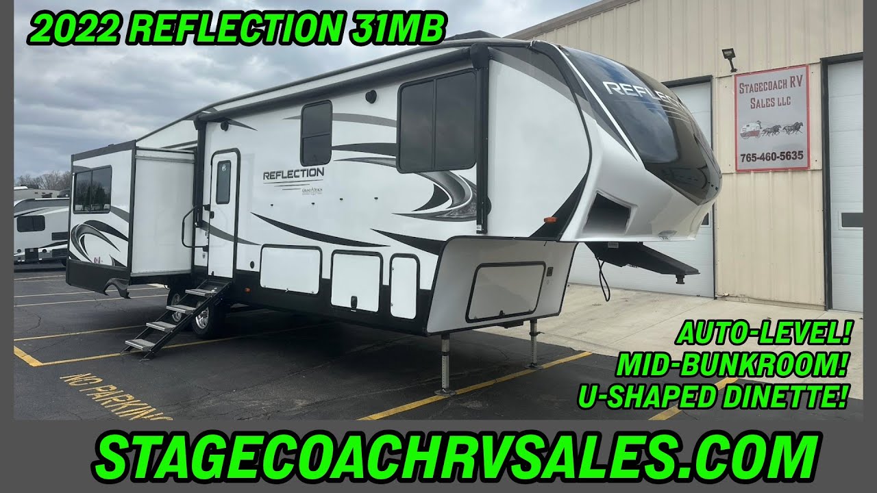 2022 GRAND DESIGN REFLECTION 31MB MID BUNK FIFTH WHEEL AVAILABLE AT STAGECOACH RV IN PERU, INDIANA!
