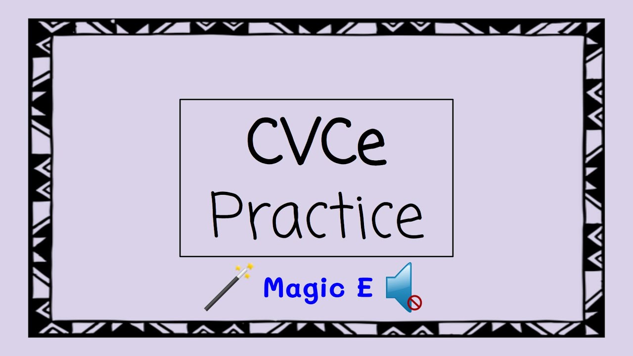 CVCe Practice - 4 Minute Phonics
