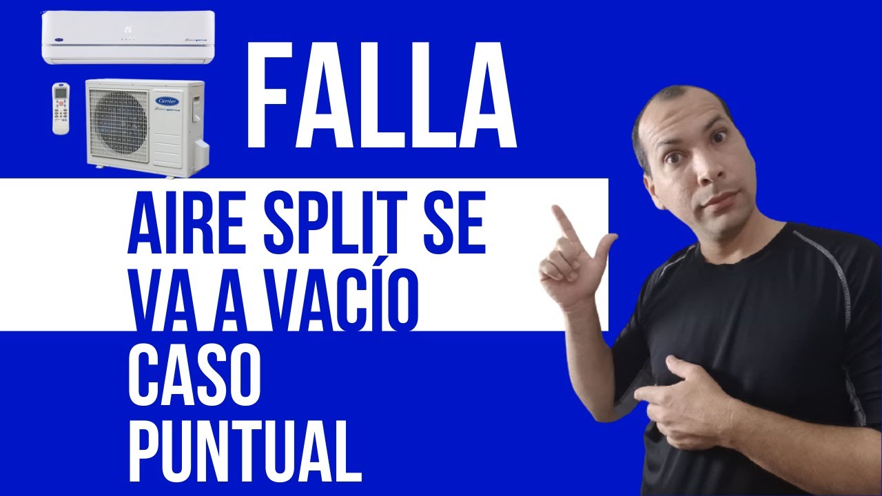 Falla split se va a vacio caso puntual por humedad en el sistema