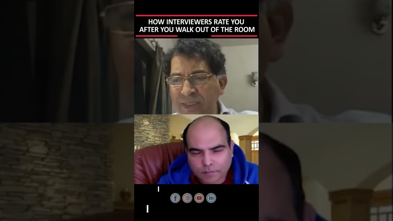 How Interviewers Rate You After You Walk Out Of The Room | Maneesh Konkar | Arun Sharma