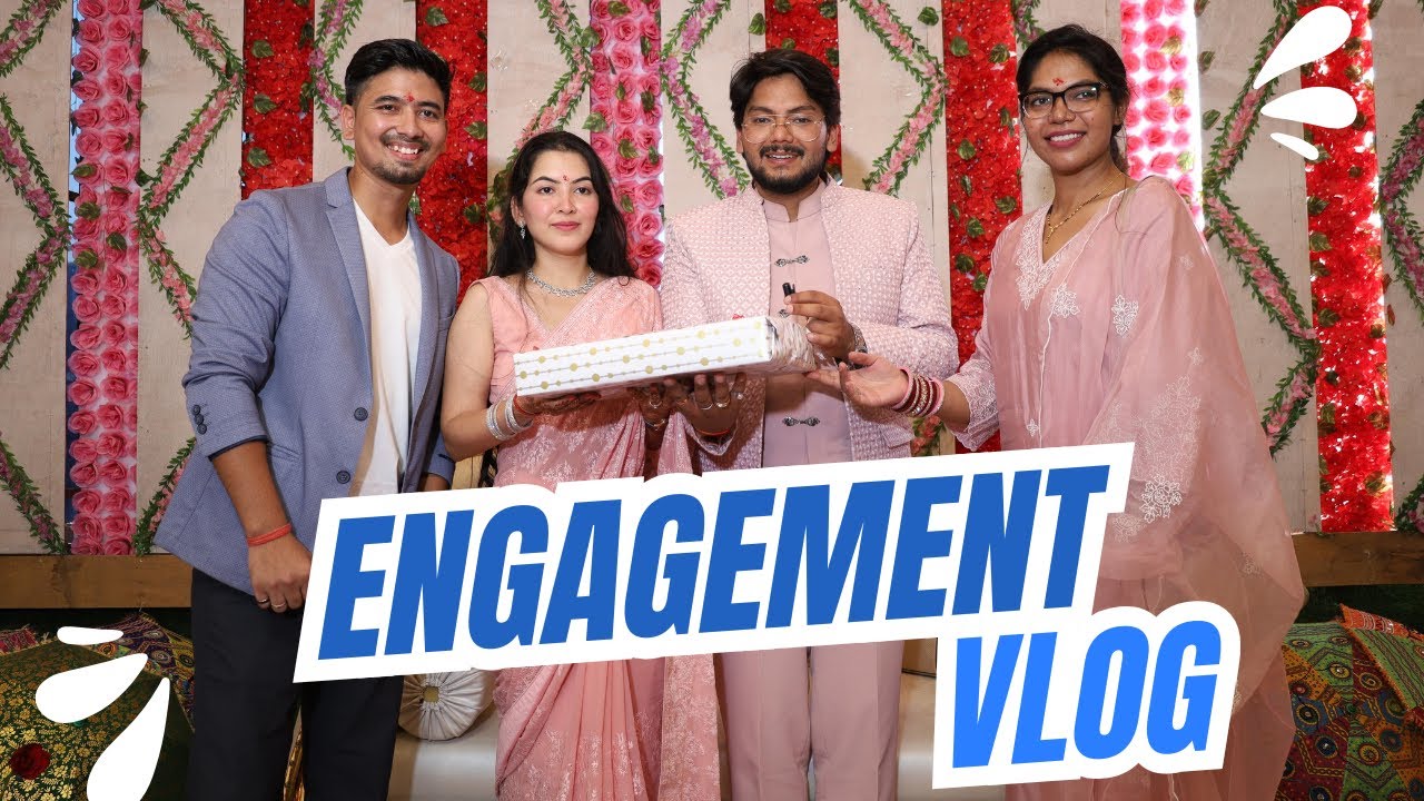 @SuyashAswal & Alka | Engagement Vlog | Pahadi bheji Vlogs