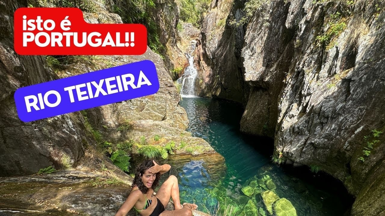Cascata mais incrível de PORTUGAL // Rio Teixeira (o mesmo que do Poço Negro)