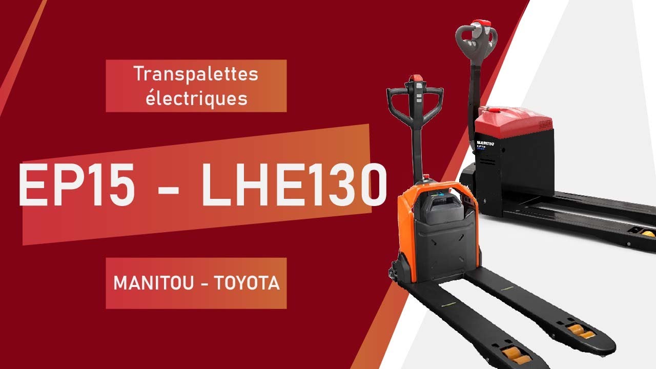 Notre sélection Transpalettes à assistance électrique