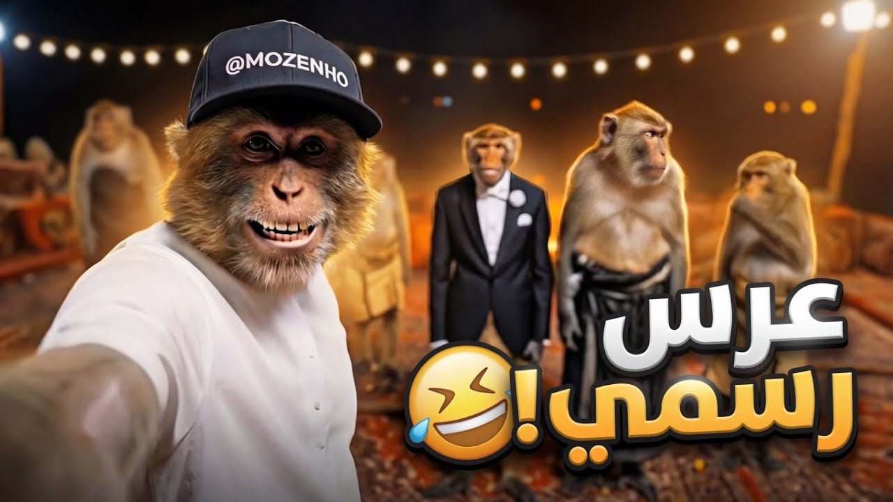 دخلت عرس القرود… وطلع رسمي! 😂 