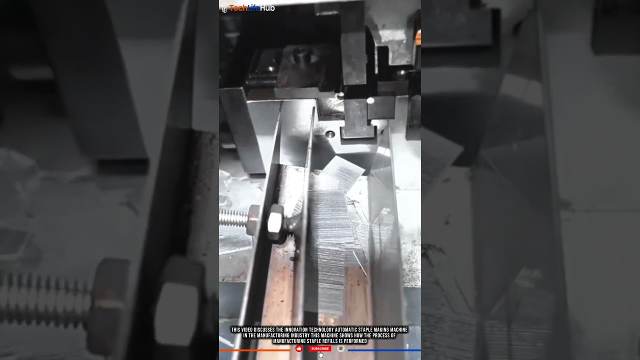 Innovation Technology Automatic Staple Making Machine: Mass Production with High Precision #tech