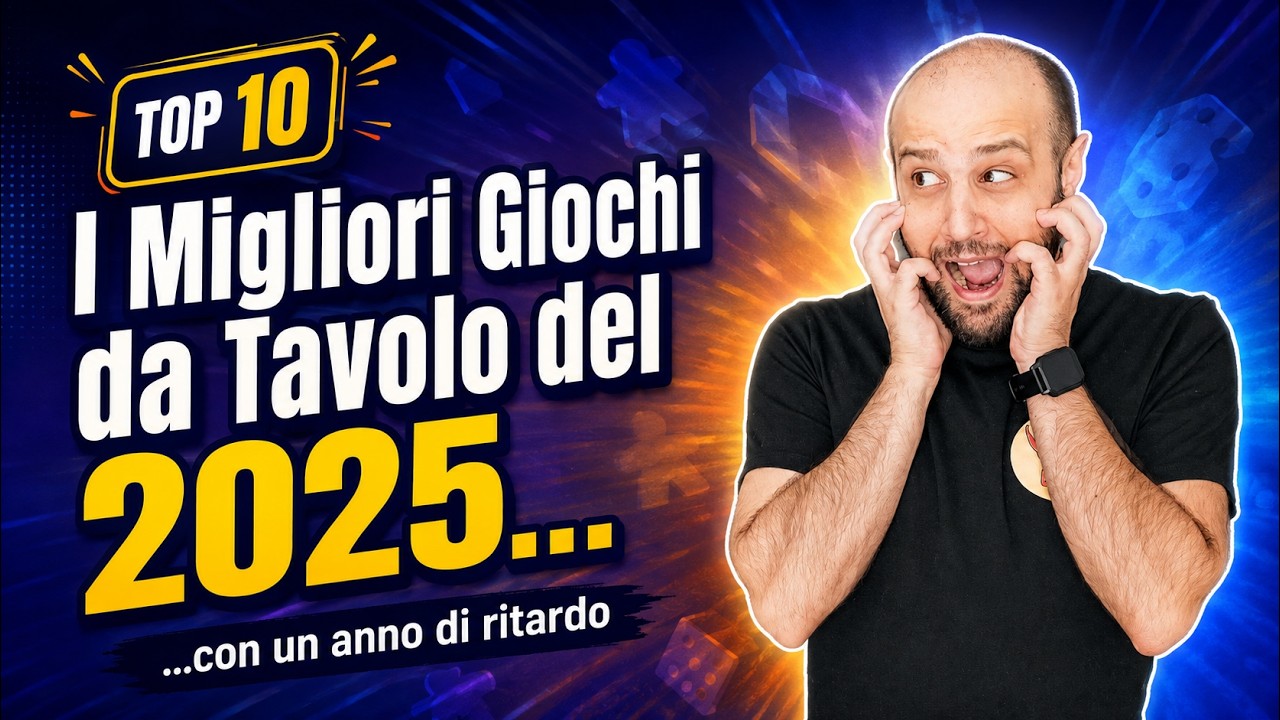 Classifica - I MIGLIORI GIOCHI da TAVOLO del 2025