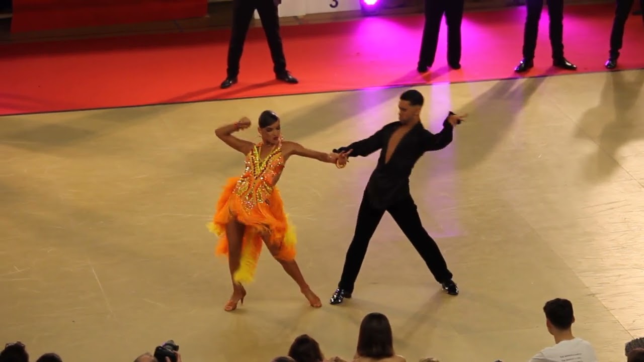 Florian BAUDOUX & Natalia SADOWSKA, Solo ChaCha - Championnat de France Latine 2024, Finale Adulte