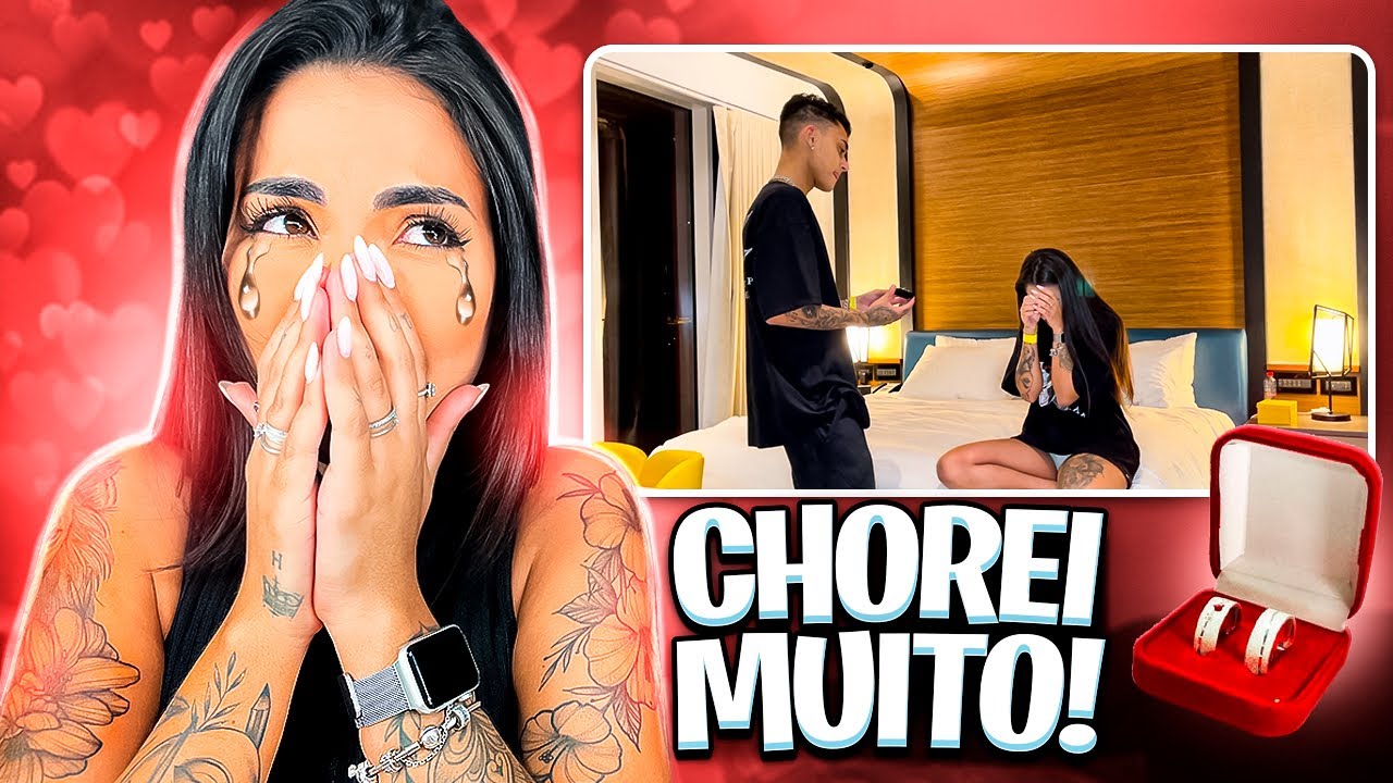 REAGINDO AO CLIPE DO MEU PEDIDO DE NAMORO!!