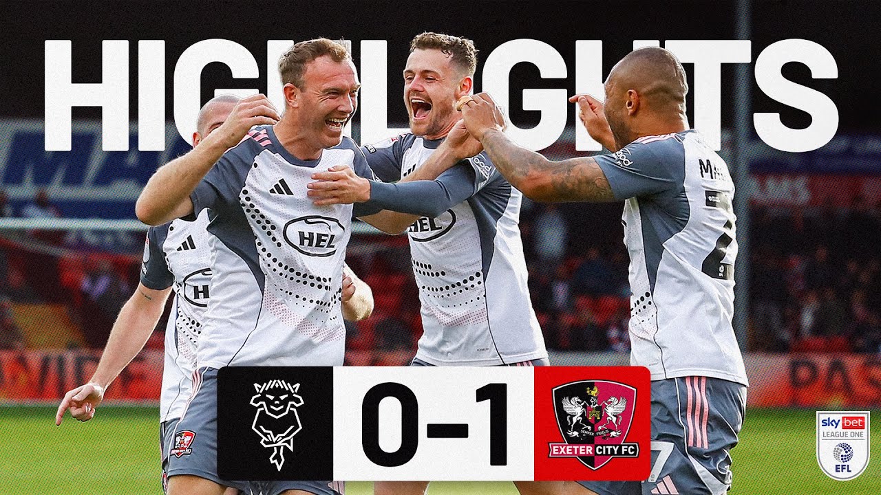 HIGHLIGHTS: Lincoln City 0 Exeter City 1 (4/10/25) EFL Sky Bet League One