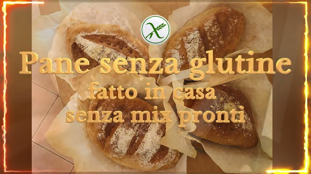 Come preparare il pane senza glutine in casa senza mix commerciali pronti.😋😍