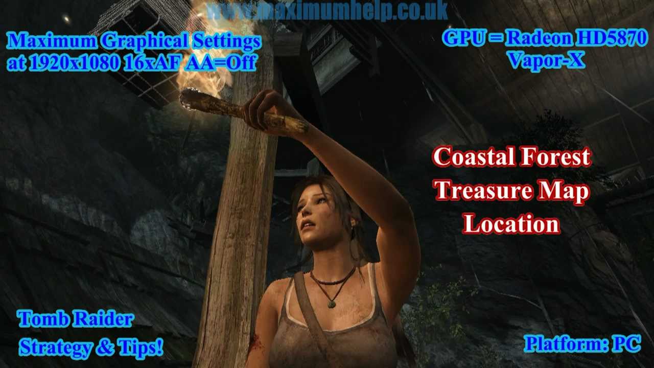 Coastal Forest Treasure Map Location Tomb Raider Maximum Graphical Settings PC 1080p Full HD