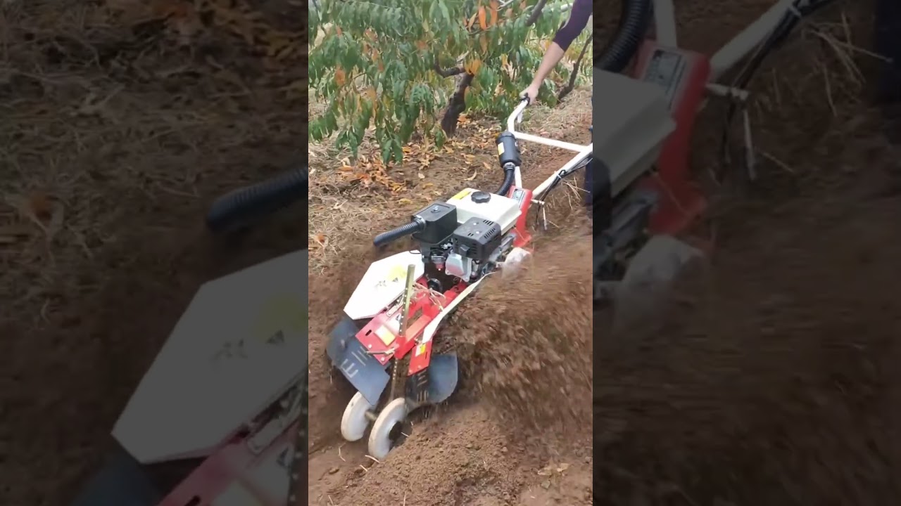 Effortless trencher operation #agricultural #mechanical