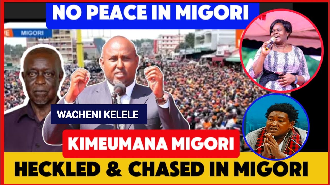 NO PEACE IN MIGORI; OBURU OGINGA & HIS TEAM CAN'T BELIEVE AS MIGORI RESIDENTS HUMILIATED THEM