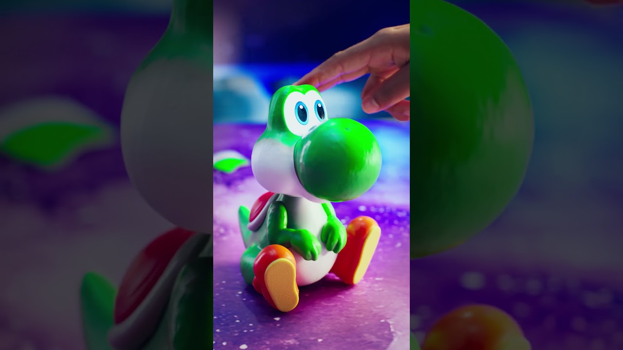 Super Mario Galaxy Movie:Hatchin' Yoshi Interactive Toy Egg #shorts #supermariogalaxy #mario #yoshi