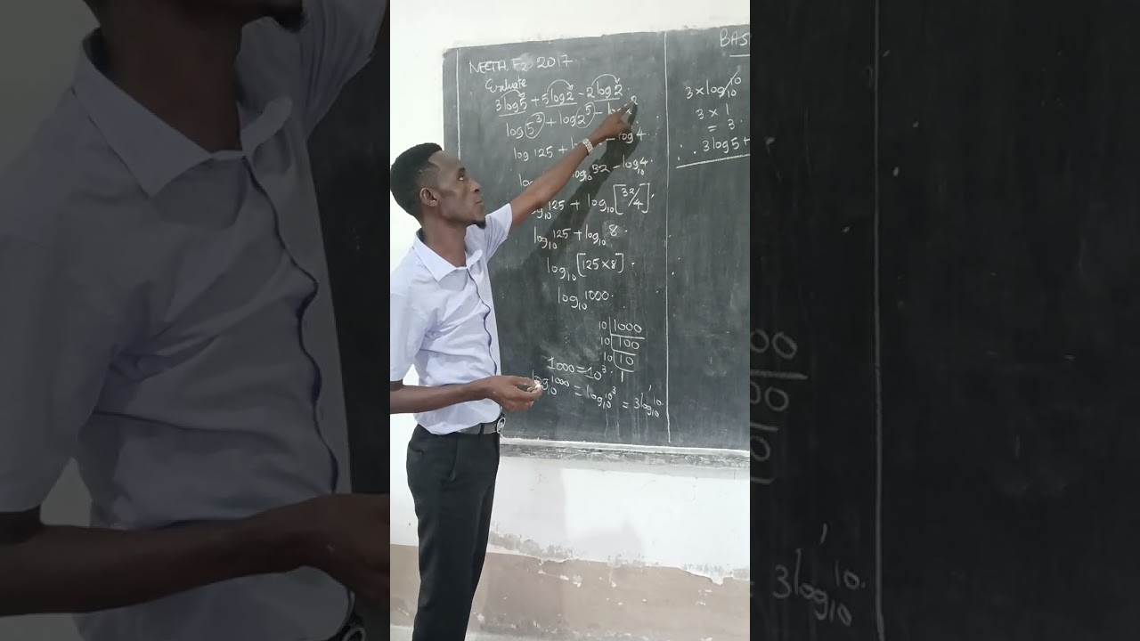 NECTA logarithms Questions with solutionns by Eng. Stephano#0627923811💯