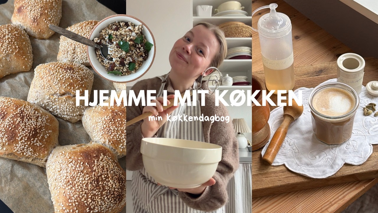 Hjemmelavet kardemommesirup, nudelsuppe & bager surdejsboller | Min køkkendagbog