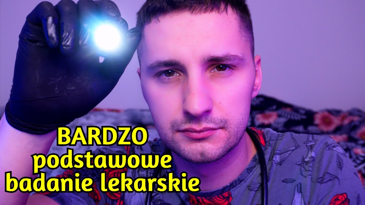 ASMR po polsku 🇵🇱 - Bardzo PODSTAWOWE Badanie Lekarskie (zadawanie pytań, osobista uwaga)