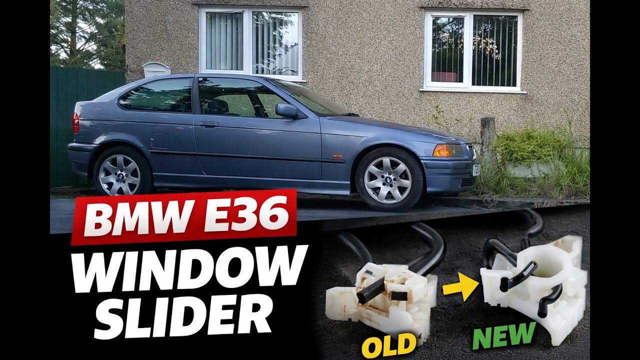 Replacing broken window sliders on my E36