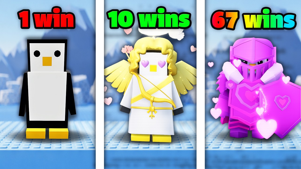 EVERY WIN My PENGUIN UPGRADES In Knockout..