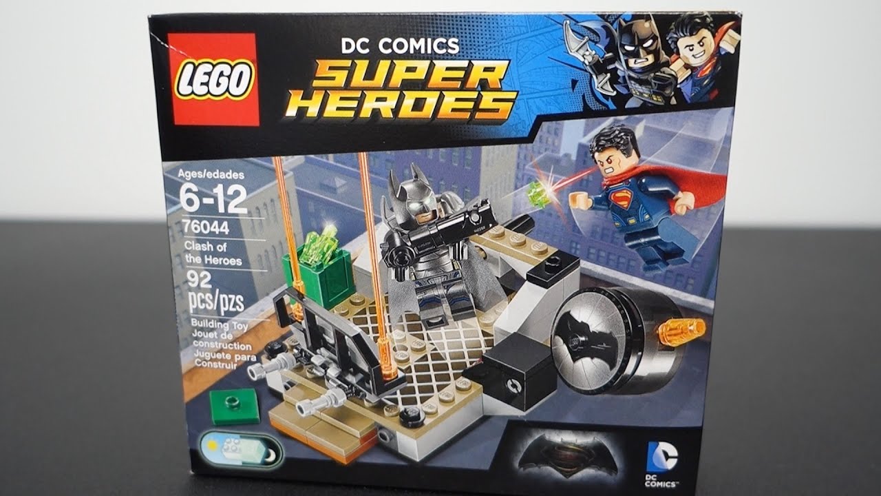 Unbox & Build: LEGO Super Heroes Clash of the Heroes 76044 | brickitect
