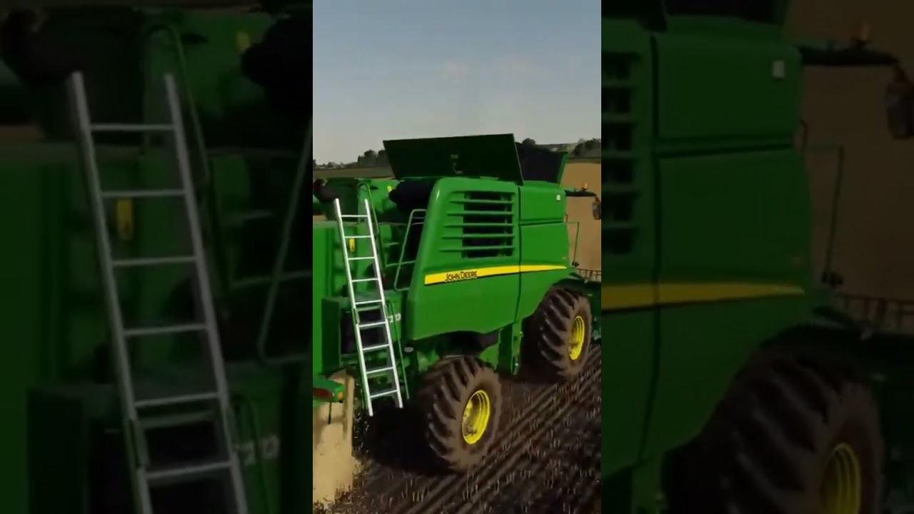 John Deer Harvester - Harvesting Oats - Farming Simulator 22