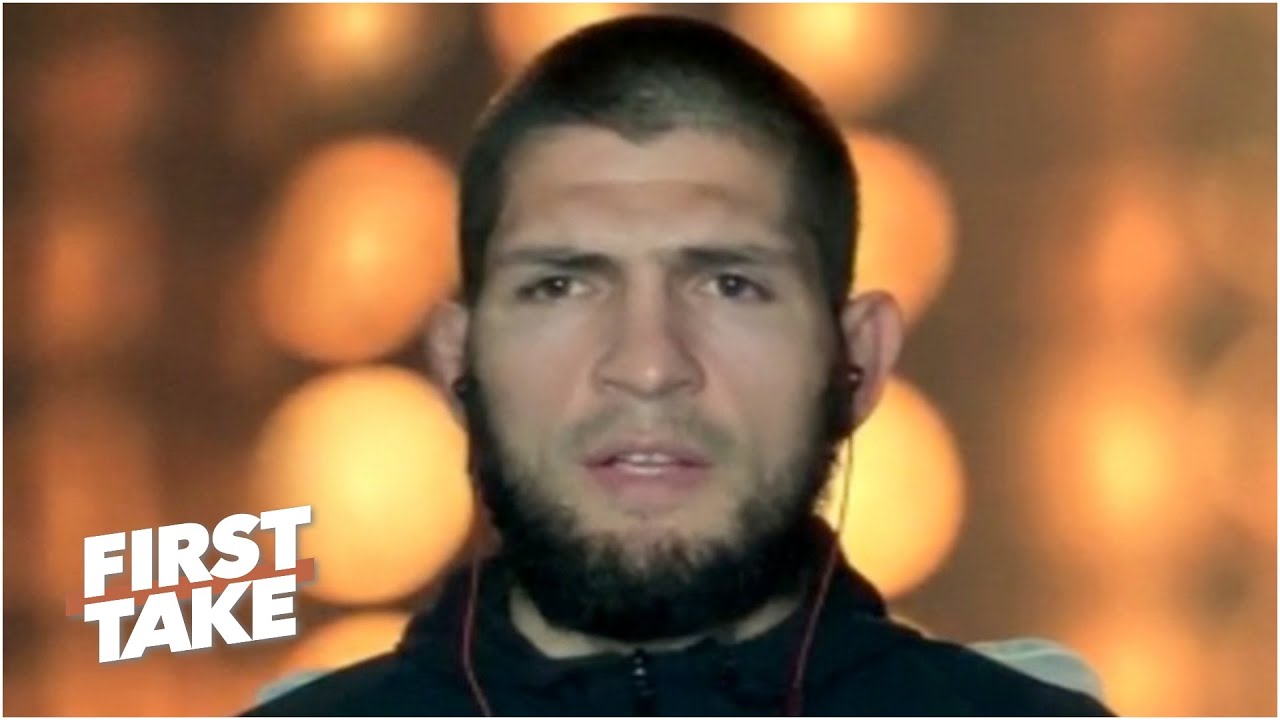 Khabib Nurmagomedov previews fight vs. Justin Gaethje at UFC 254 | First Take