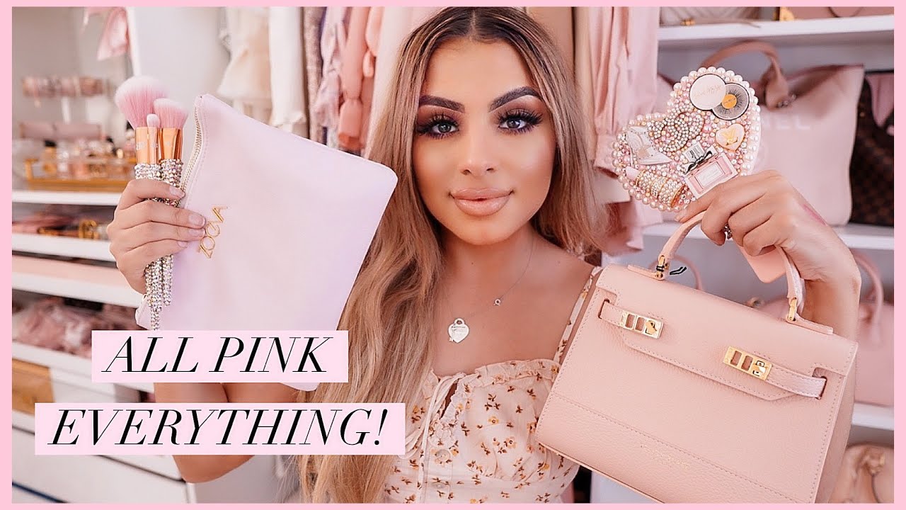 HUGE Pink Girly Collective Haul | New Bag, Makeup, and Luxury!