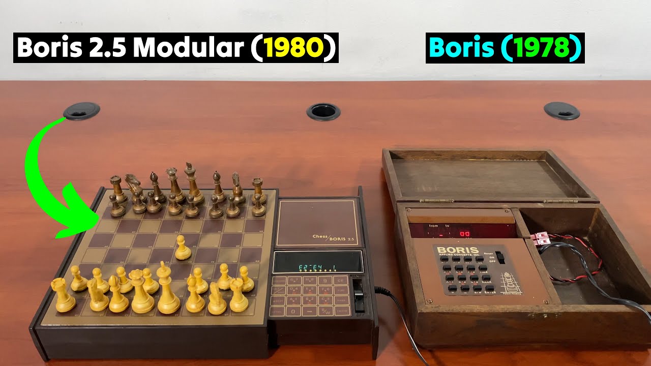 Boris 2.5 vs. Applied Concepts Boris Chess Computer 👑 Gadgetify