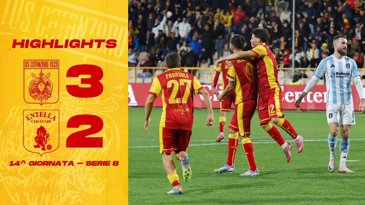 HIGHLIGHTS | CATANZARO - V. ENTELLA 3-2 ⚽️