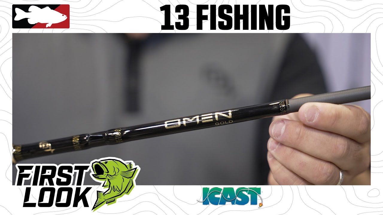 13 Fishing Omen Gold Spinning Rods with Ricky Teschendorf | First Look 2021