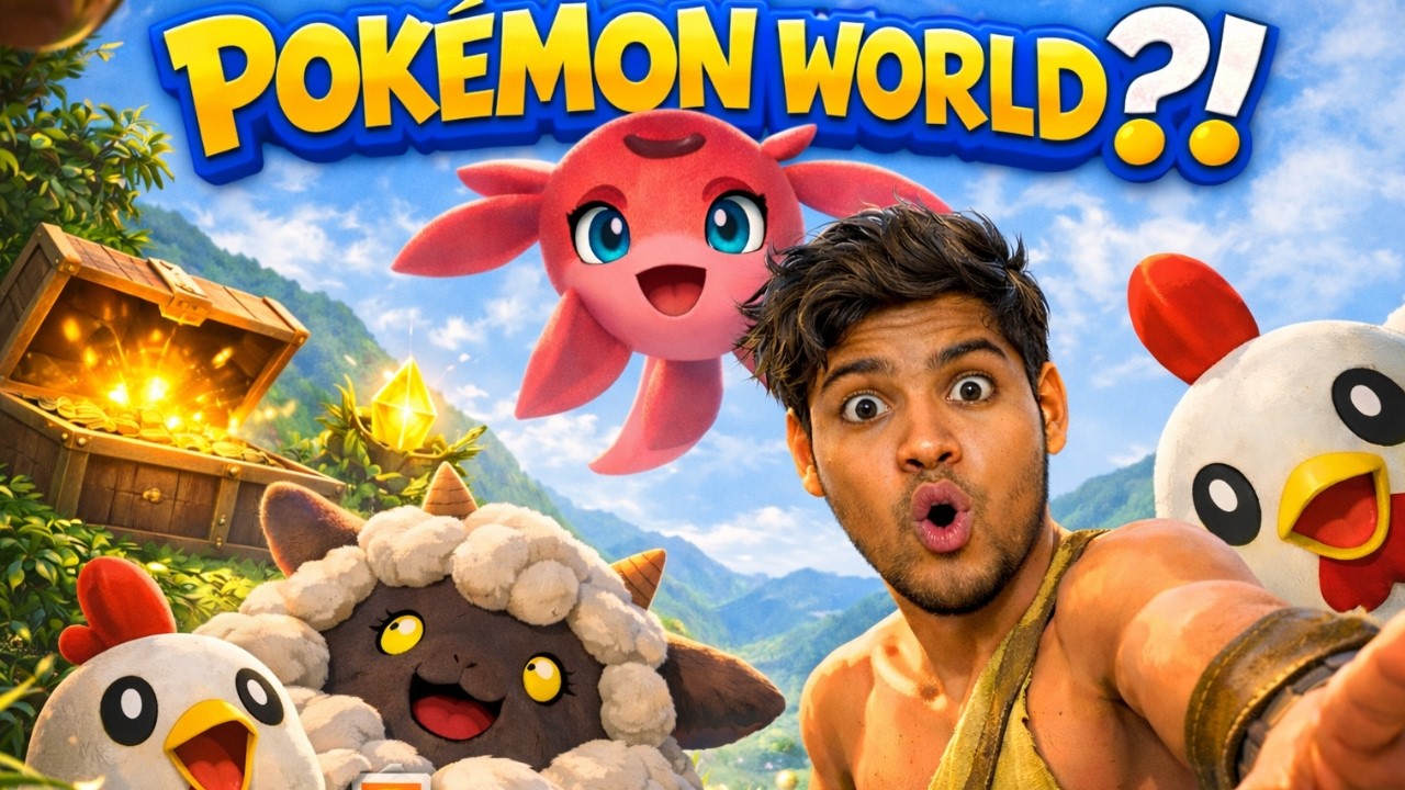 MY FIRST DAY IN POKEMON WORLD! 😱 | PALWORLD GAMEPLAY HINDI