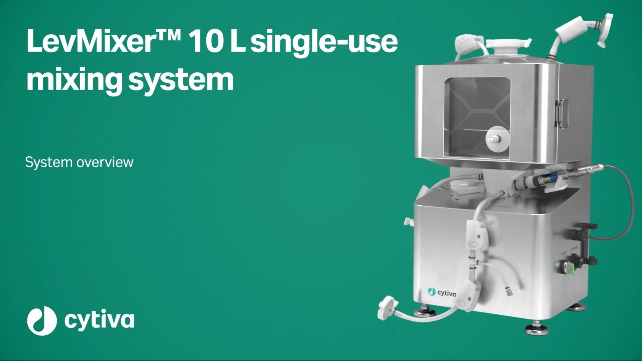 Small scale, big impact: LevMixer™ 10 L single-use mixing system from Cytiva