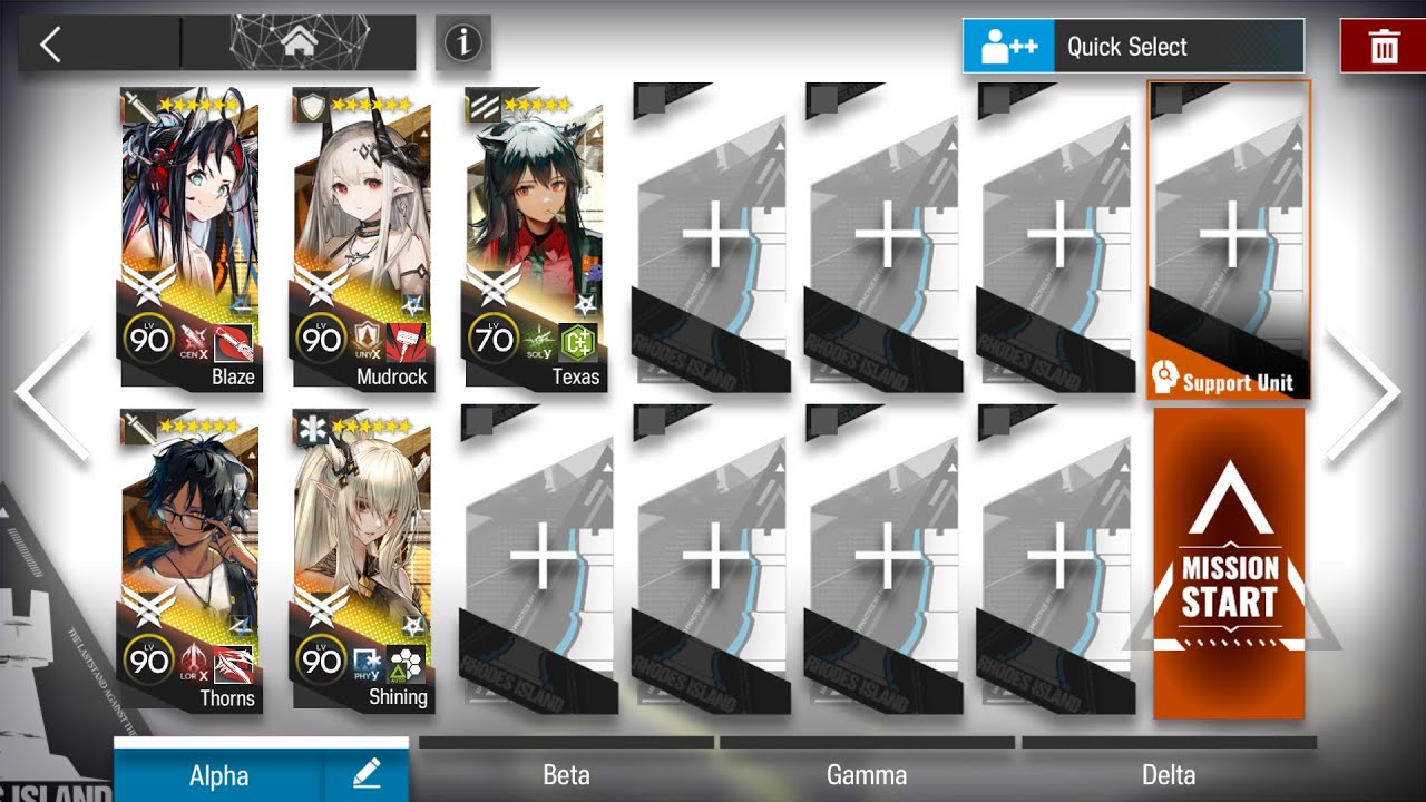 Annihilation 27 Icebound Valley | 5 OPs AFK Easy No Brain clear [Arknights]