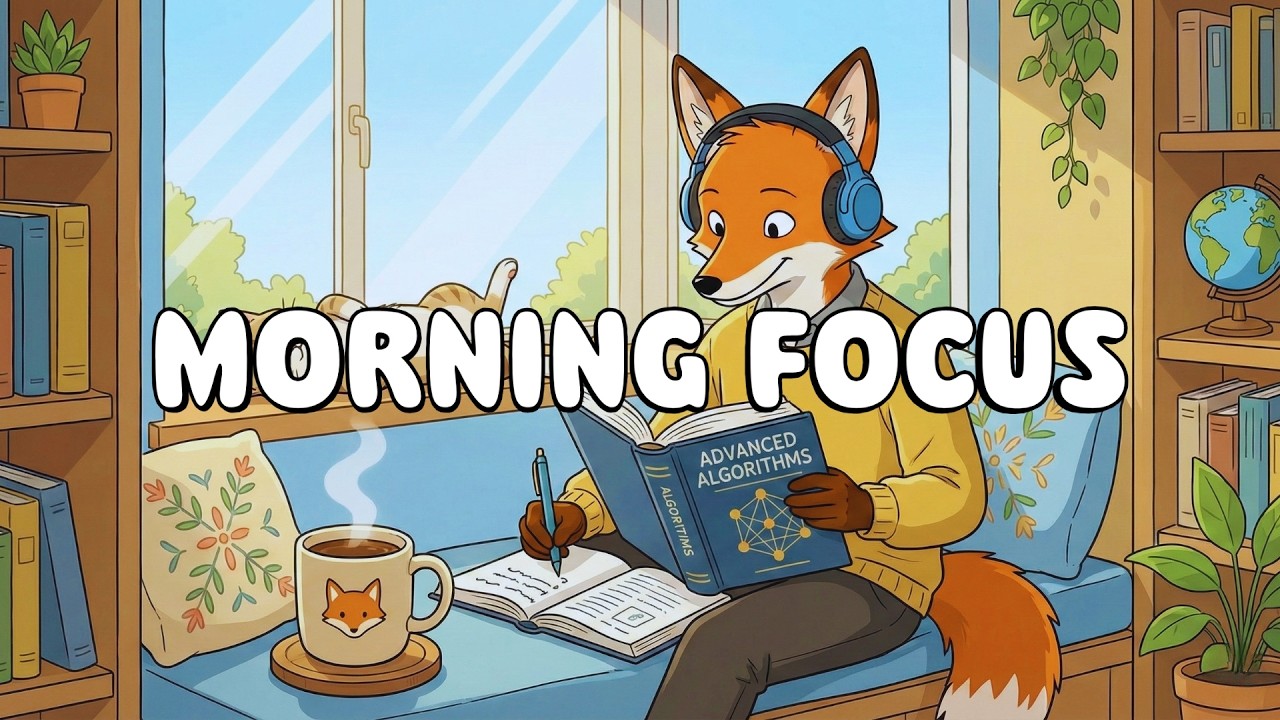 Morning Focus ☀️ Positive Lofi Beats for Study & Productivity